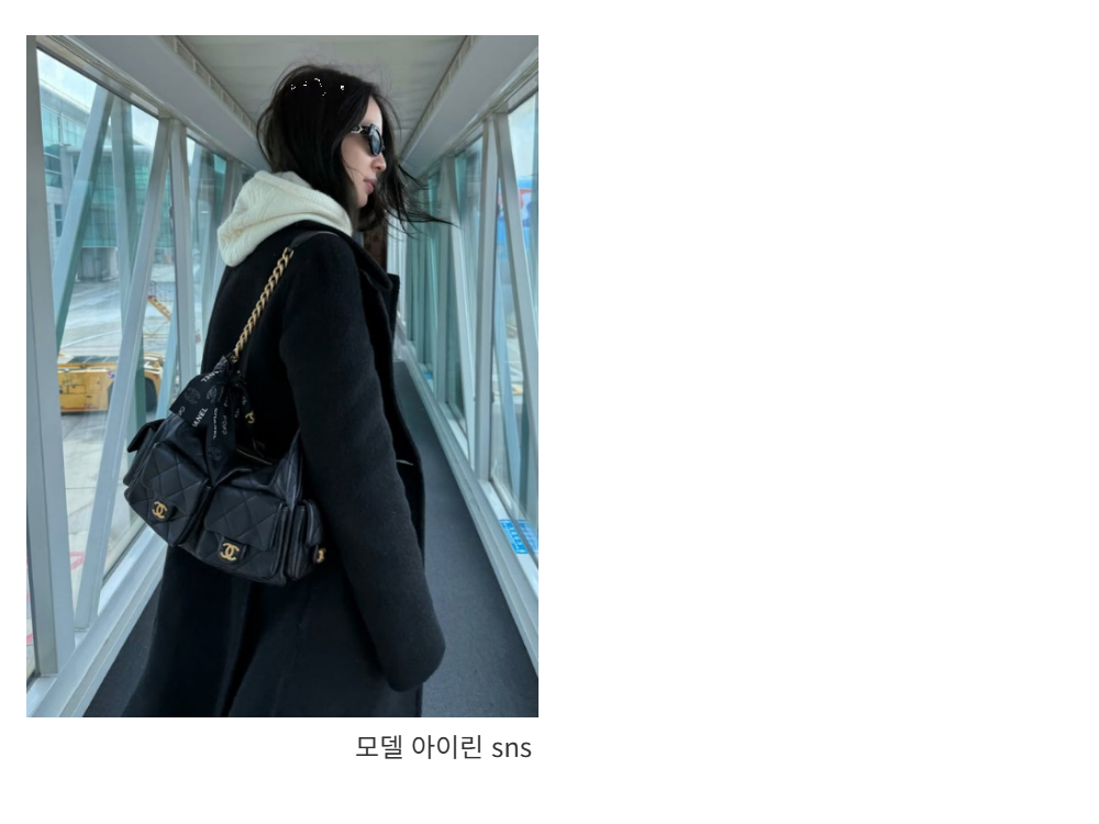 샤넬 맥시 호보백 램스킨 - 허시백 가방